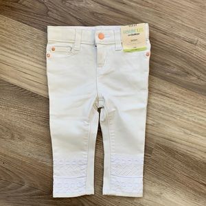 Genuine Kids Oshkosh Pants White Skinny Jeans White Stretch 18m White Osh Kosh 🆕